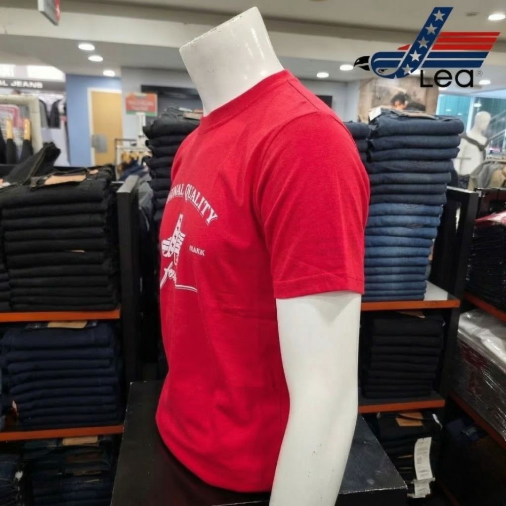 KAOS PRIA LENGAN PENDEK REGULER FIT LEA JEANS