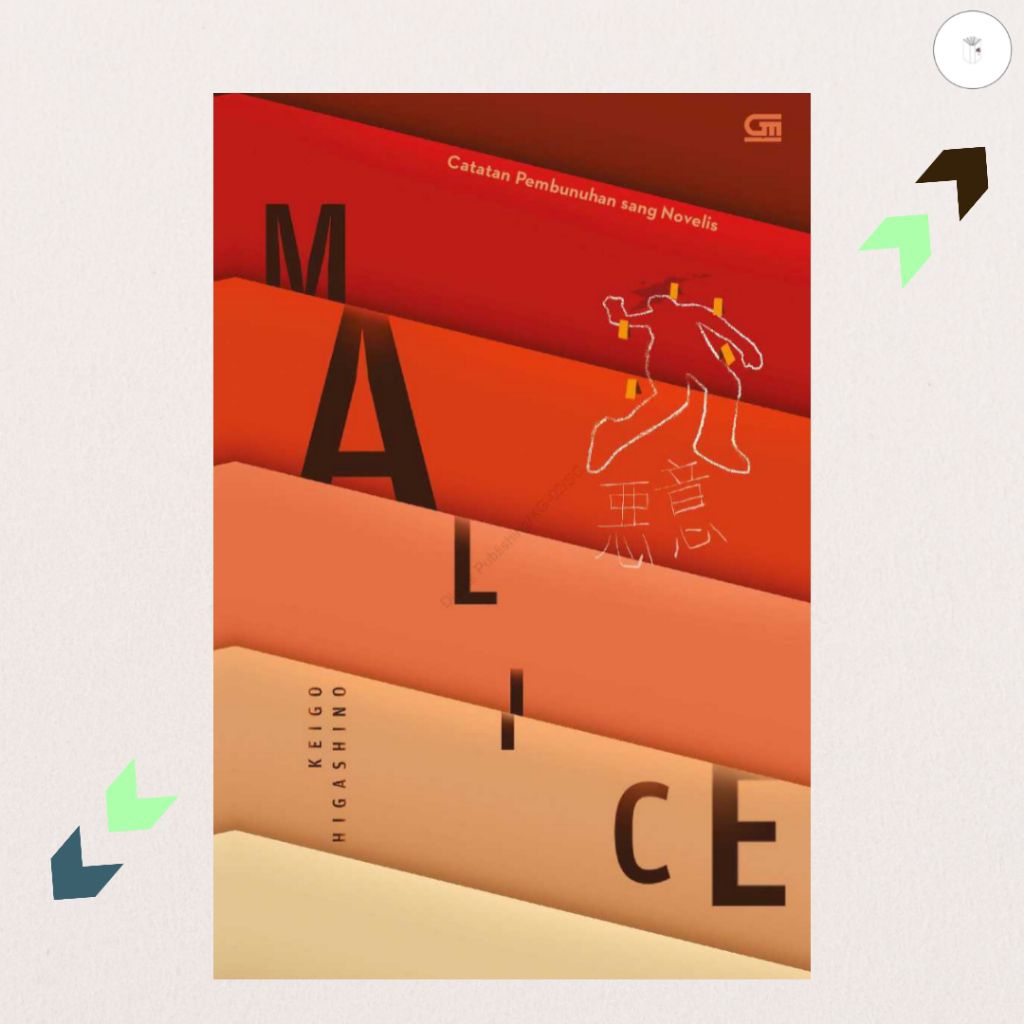 Buku Novel Malice - Keigo Higashino