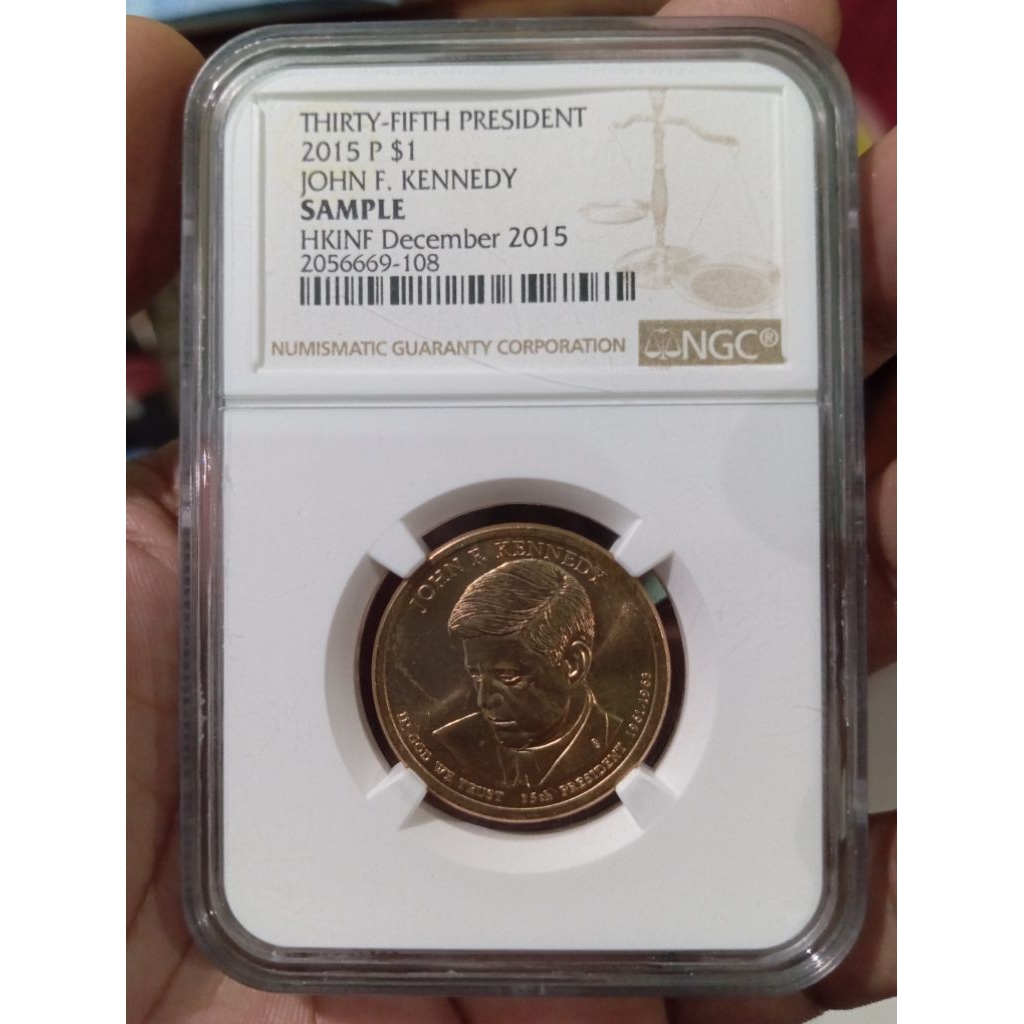 Koin NGC Sample John F Kennedy