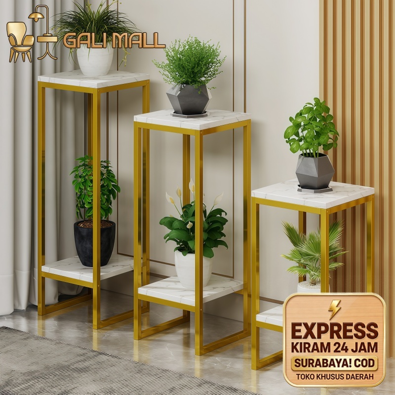 [Dari Surabaya] Rak Tanaman Rak Pot Bunga Rak Standing Pot Susun Rak Tanaman Serbaguna