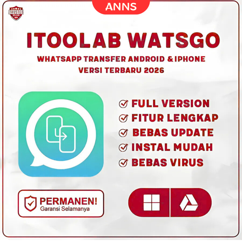 iToolab WatsGo 2026 Full Version Original Lifetime | Software WhatsApp Transfer Android & iPhone (WI