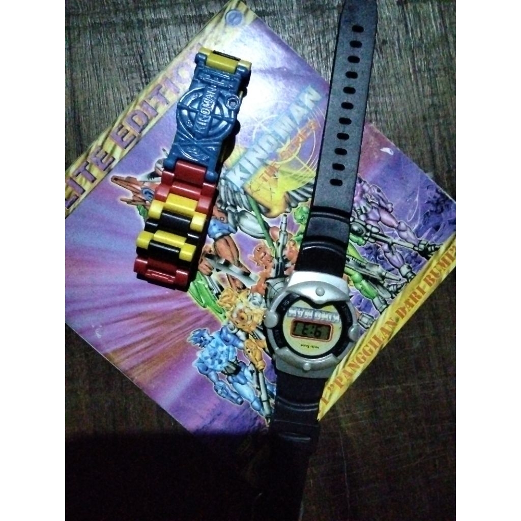 jam mainan kinoman dan gelang alex kinoman rare