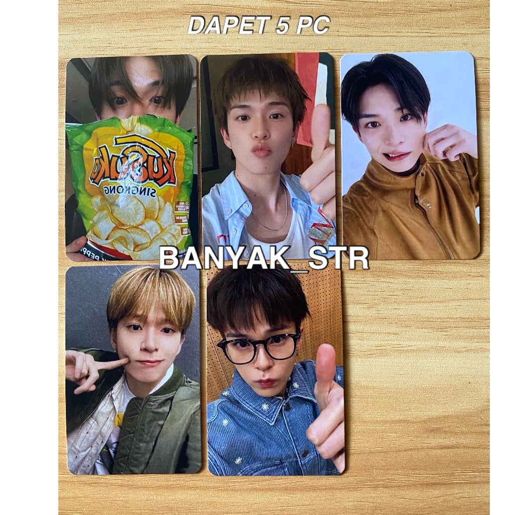 [READY STOCK] 5 PHOTOCARD ASAHI TREASURE SELCA / 5 SET PC ASAHI TREASURE SELCA UNOFFICIAL