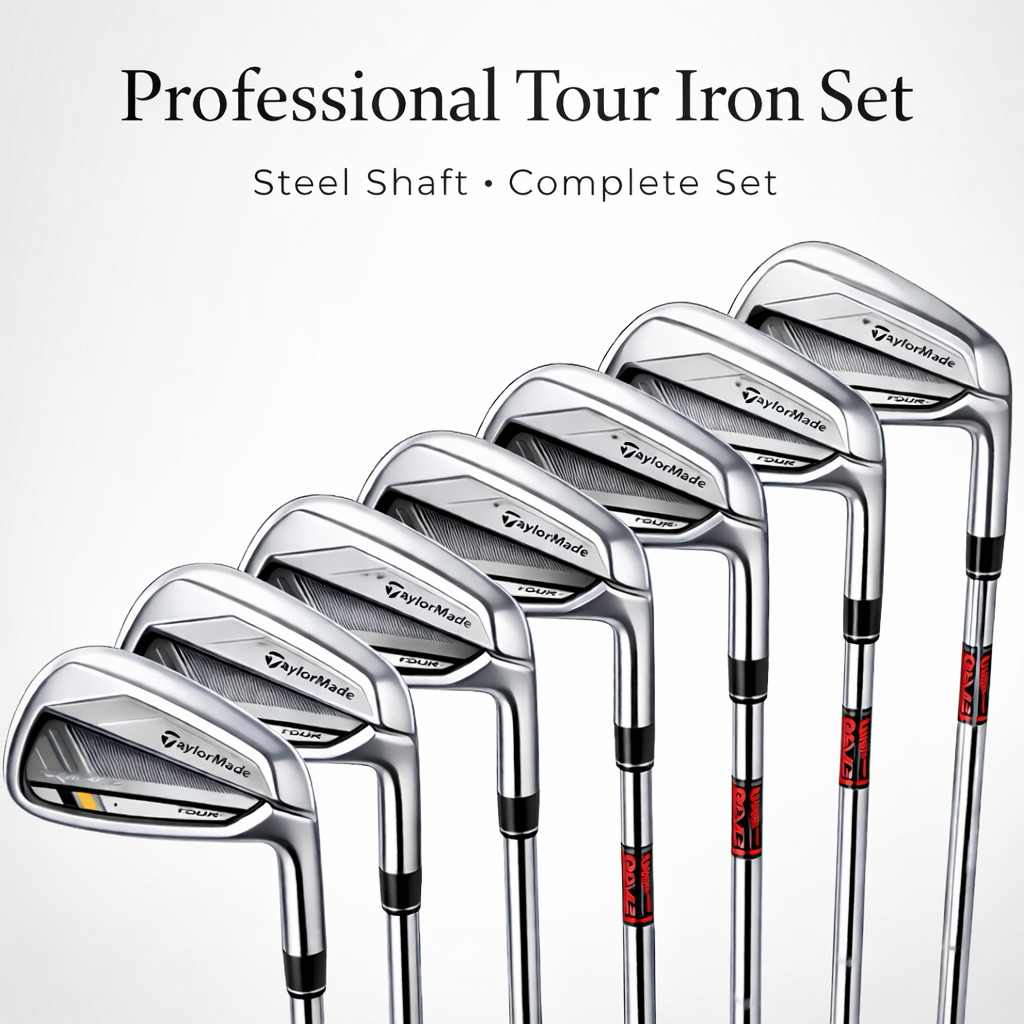 Iron Set Golf Man Taylormade RBZ Rbladez Shaft Steel Flek Reguler Bekas Original