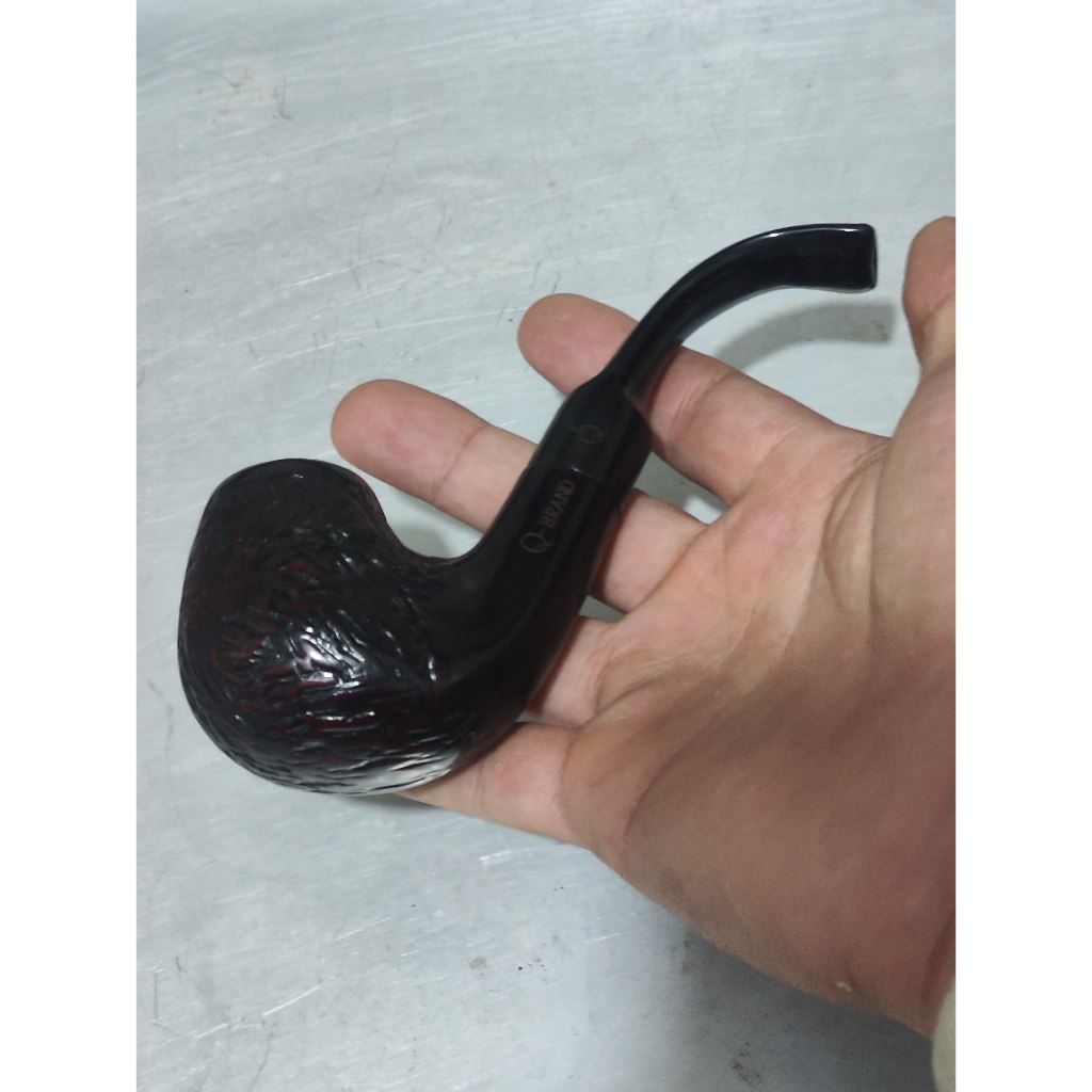 Q-BRAND SANSEN 083E Wood Carving pipe / cangklong / pipa rokok