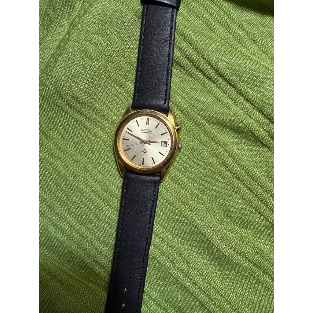 seiko kinetic gold vintage original japan
