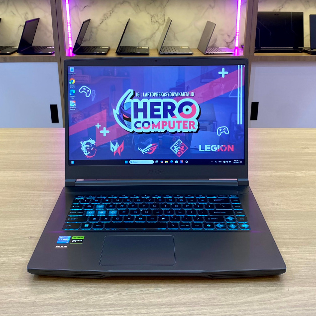 Laptop MSI THIN 15 GAMING, Intel core i5 gen 12, Nvidia RTX3050 (8/512)