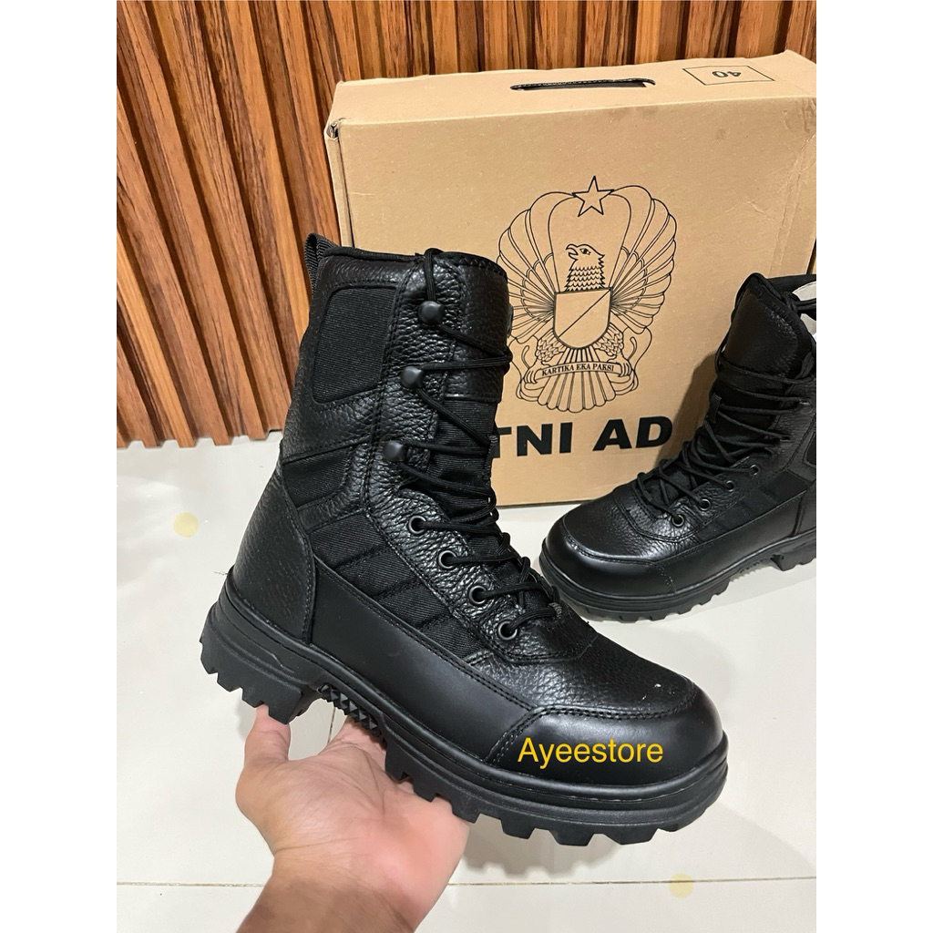 sepatu pdl original 100% asli jatah tni ad terbaru / sepatu pdl tni / sepatu pdl jatah / sepatu tni