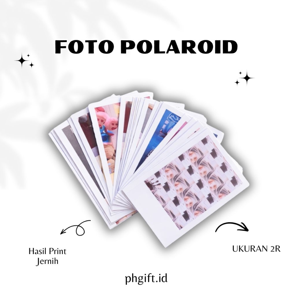Foto Polaroid : Ukuran 2R [Frame Putih]