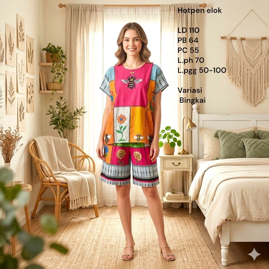 Setelan Hotpen Elok ( hotpen elok)