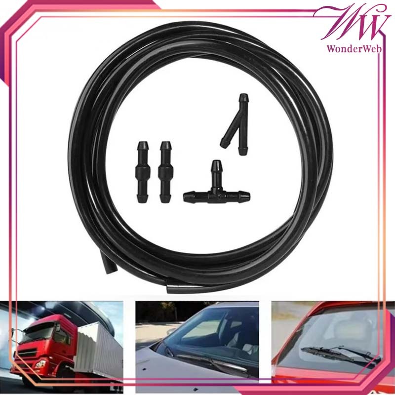 Selang Wiper Mobil Universal Panjang 200cm Selang Nozzle Wiper Mobil Selang Air Wiper Dengan Konekto