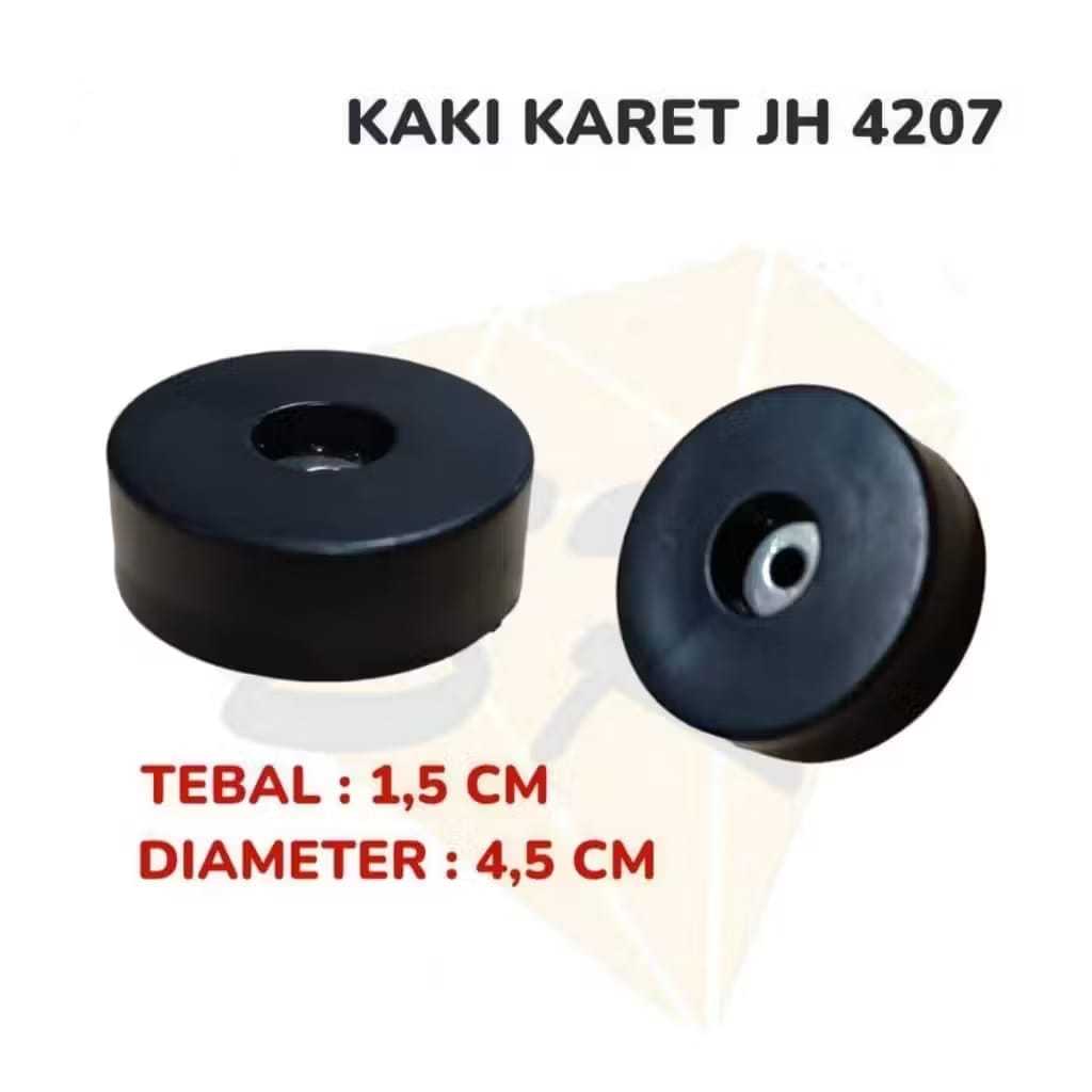 KAKI KARET UNTUK BOX SPEAKER/MIXER AUDIO 4.5*1.5/4*1 CM || RUBBER FOOT BOX AUDIO