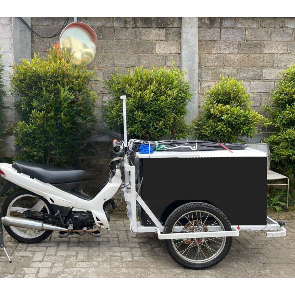 GEROBAK MOTOR BEKAS SIAP PAKAI