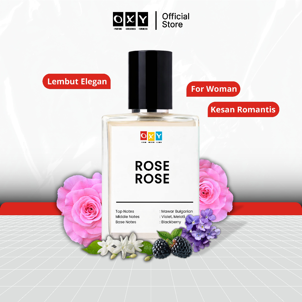 Oxy Rose Rose Parfum Bulgari Rose Essentiale Parfum Wanita aroma bunga mawar Tahan lama 24 jam