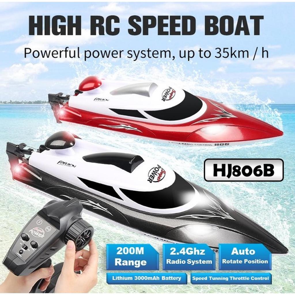RC Boat HJ806B Kapal Boat Remote Control 3000mAh Vs FT009