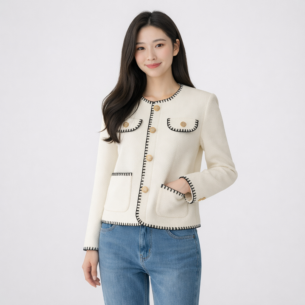 Outer Rajut Wanita | Outer Putih Wanita | Outer Rajut Valeria Lunnabby