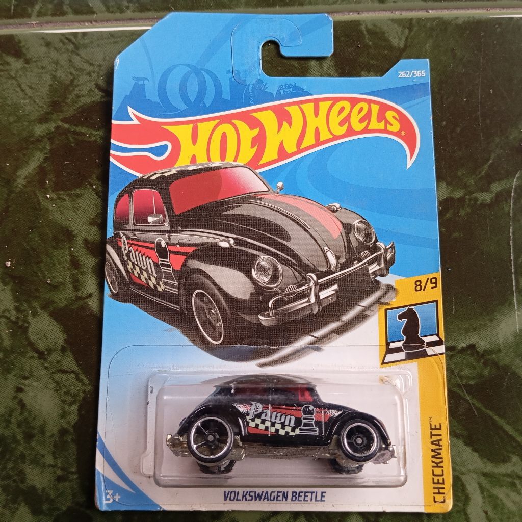 hot wheels hotwheels Volkswagen beetle hitam black vw pawn catur