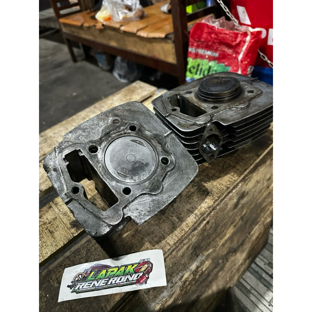 BLOK ORIGINAL GL MAX BORING SUDAH TIGER/MP STD ISI PISTON STD TIGER 63.5