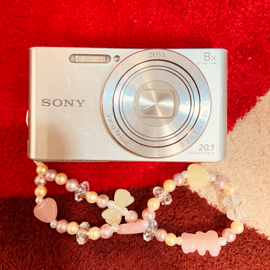 KAMERA DIGICAM SONY DSC W830 ABU-ABU NORMAL SECOND GARANSI