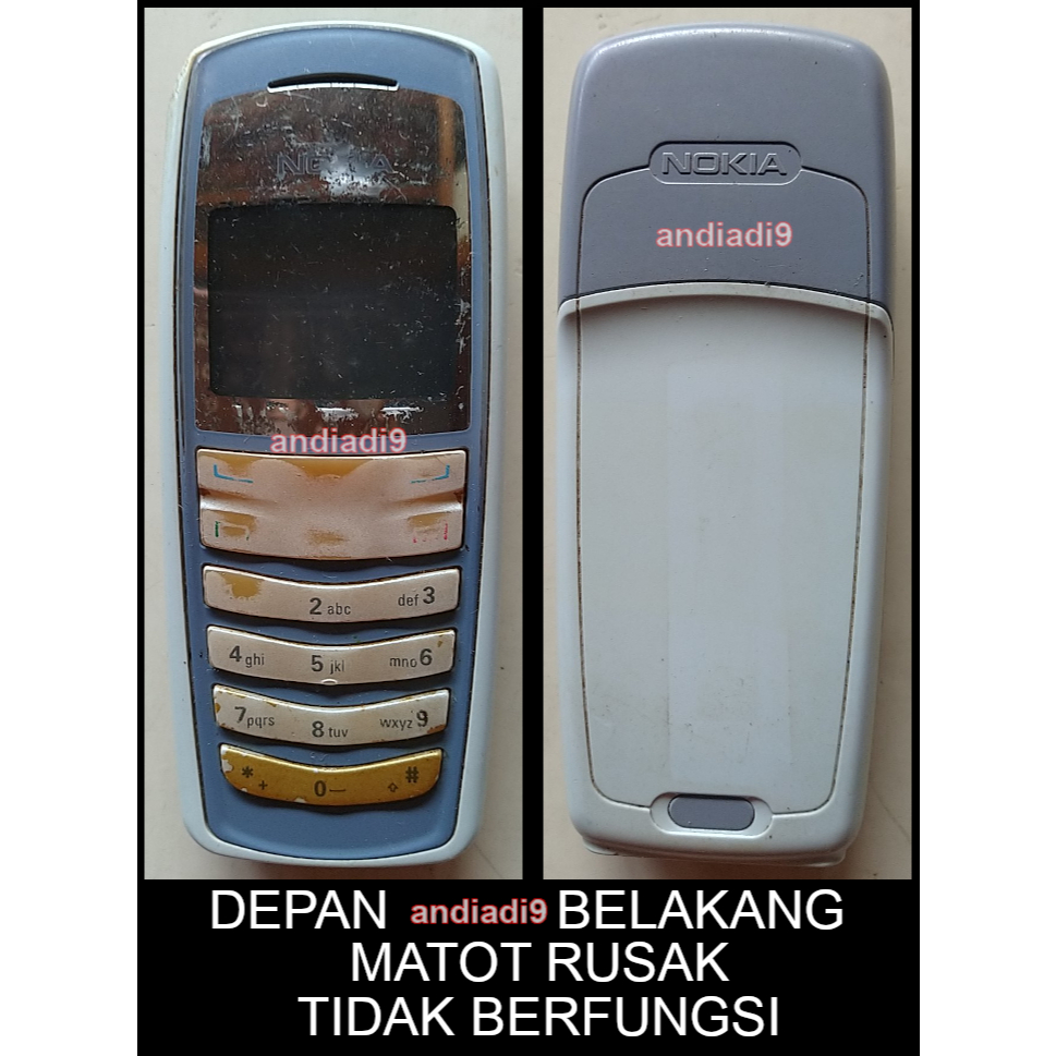 HP NOKIA 2116 CDMA RUSAK MATOT TIDAK BERFUNGSI