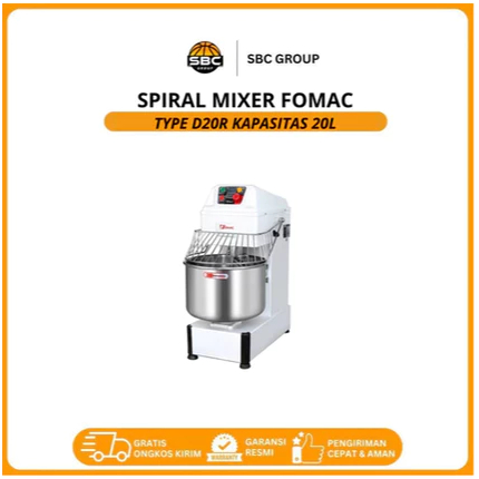 mixer spiral fomac d20r
