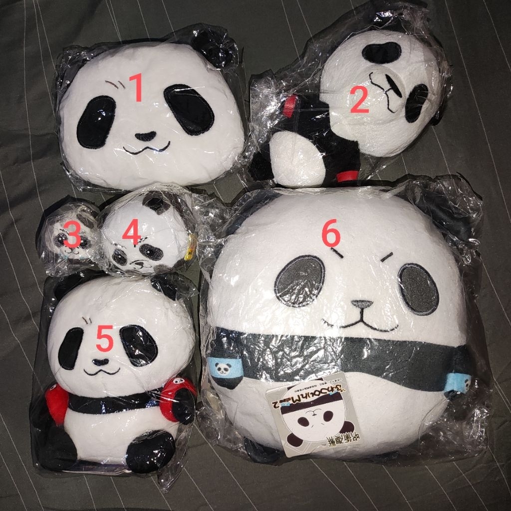 [READ DESKRIPSI] Bundling Panda JJK - JJK Plushie