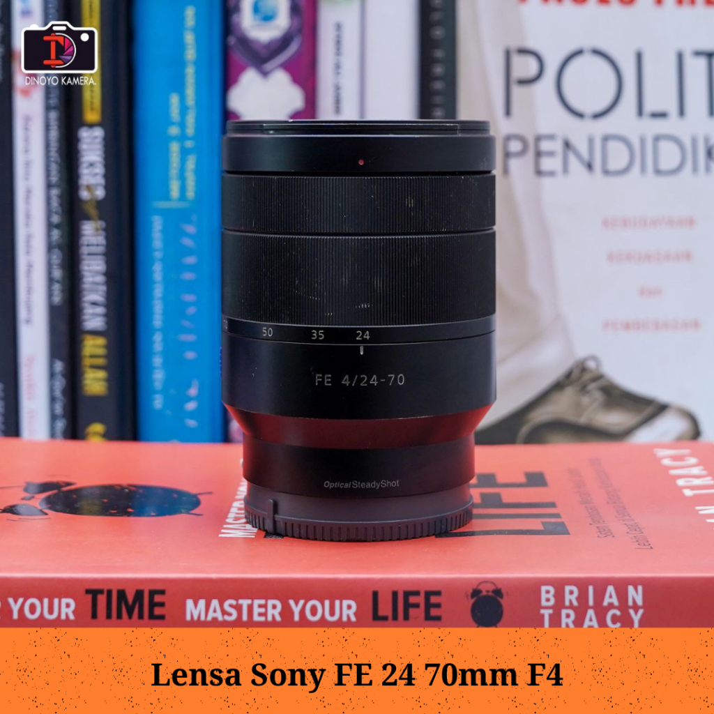 Lensa Sony FE 24 70mm F4 Zeiss kondisi baik