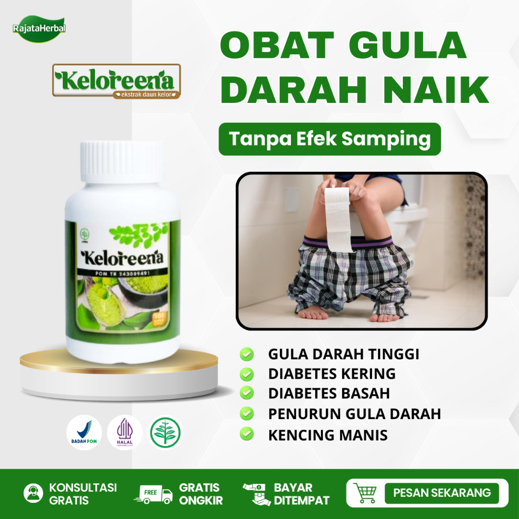 Produk Herbal Obat Gula Darah Tinggi Diabet Diabetes Kering Dan Basah Penurun Gula Darah Luka Diabet