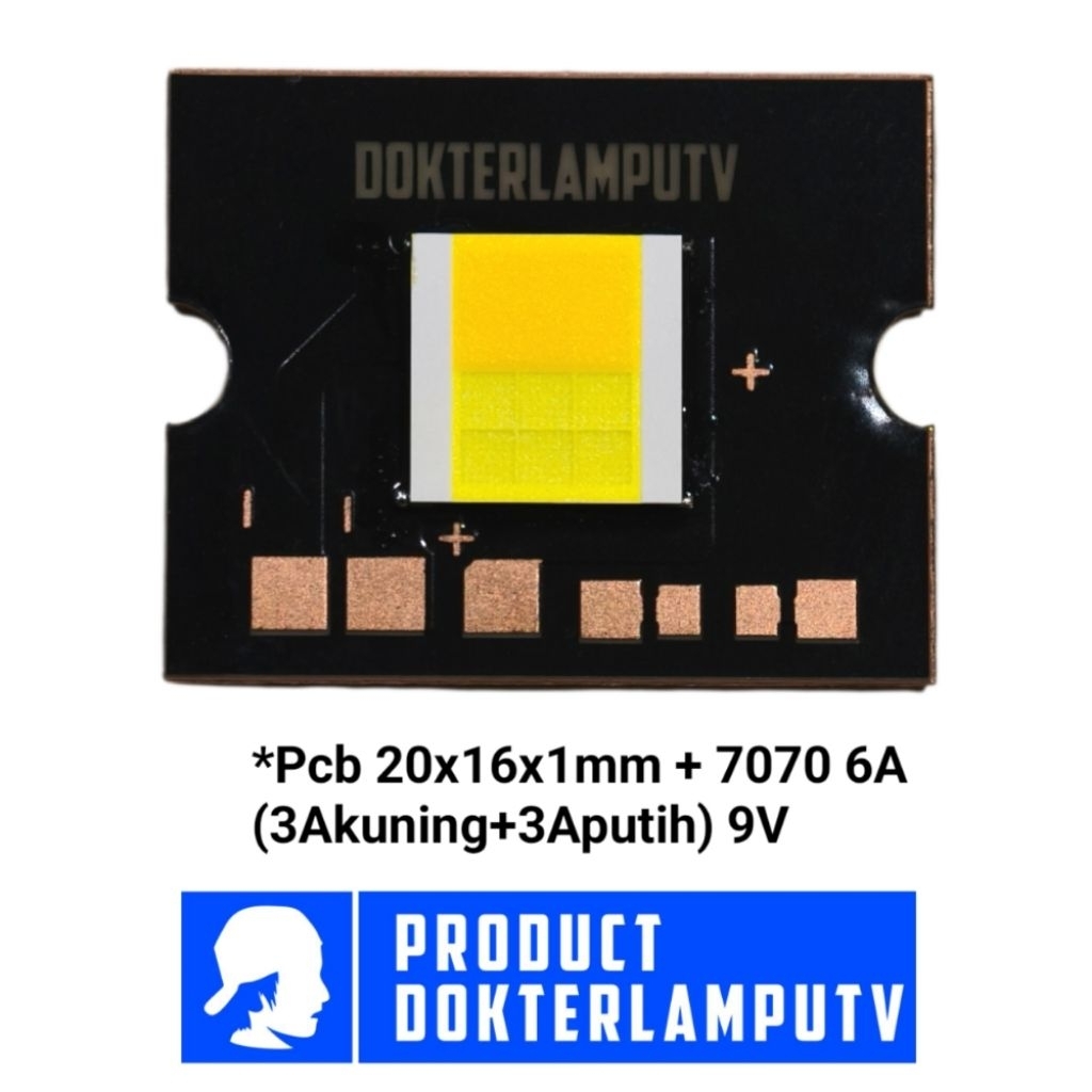 CSP MCP + PCB 60 WATT 7070 KUNING PUTIH