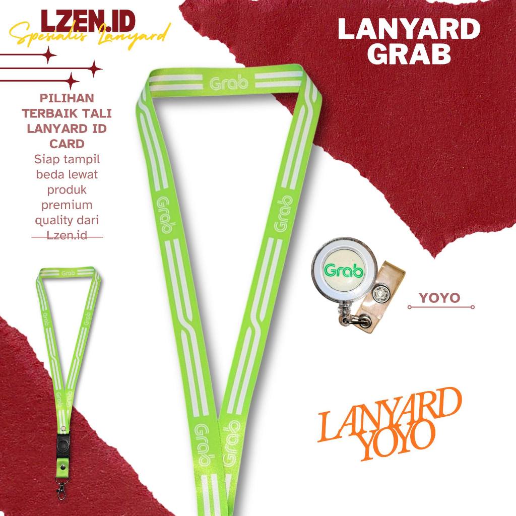 READY LANYARD GANTUNGAN ID CARD GRAB TERBARU | TALI GANTUNGAN GRAB TERBARU [READY STOCK]  TERMURAH S