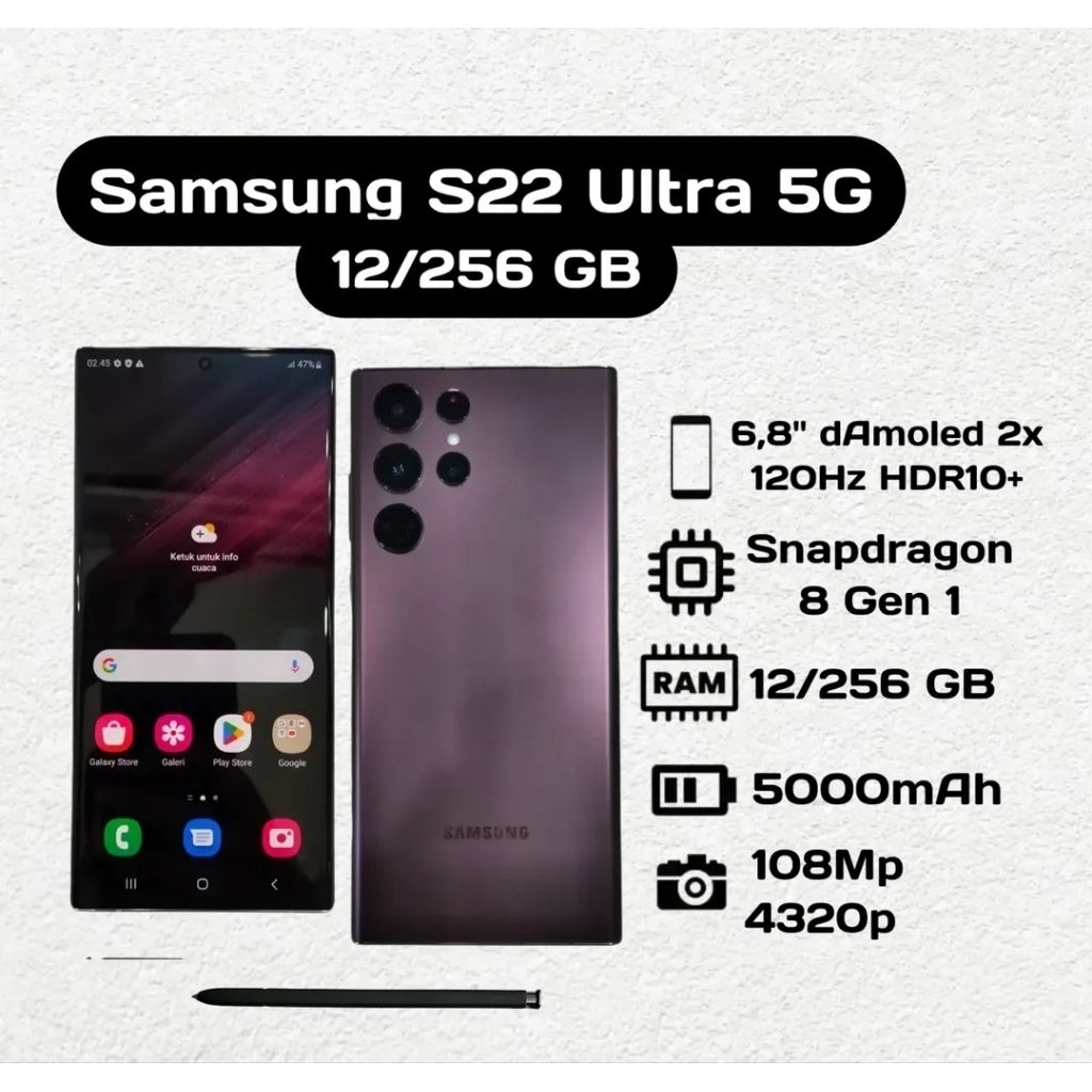 Samsung Galaxy S22 Ultra 5G 12/256 GB Second