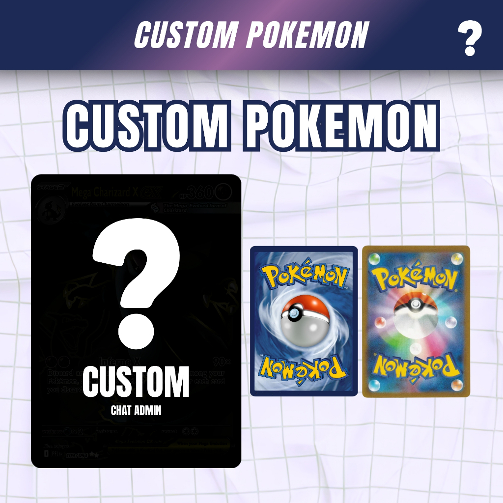 KARTU TCG POKEMON CUSTOM (PROXY CARD)