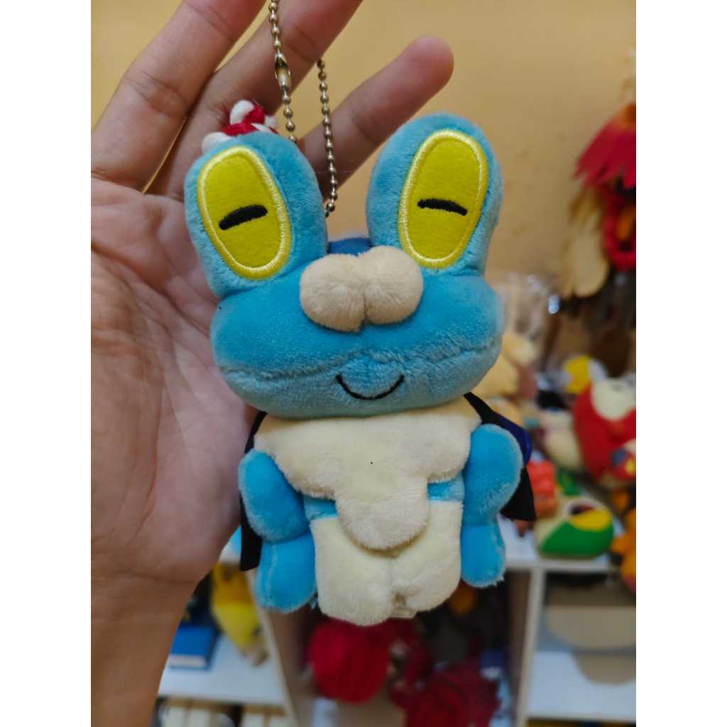 Rare Item Keychain Froakie Minna Atsumare Pikamatsuri Pokemon Center / Ganci Pokemon Froakie Pokemon