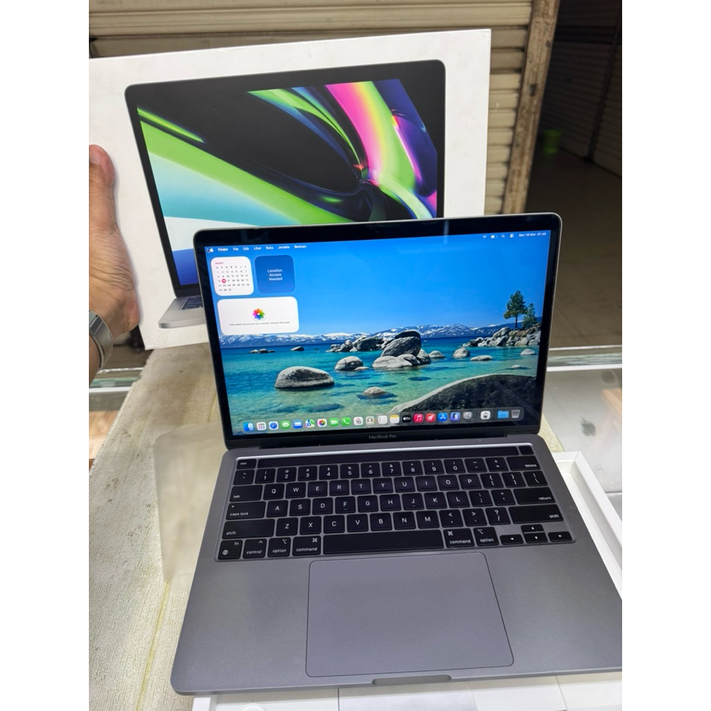 Macbook Pro M1 2020 13-inc 8/512GB original bekas second