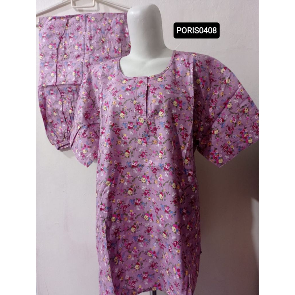 Baju Tidur HOKI SHEILA XXL jumbo Celana 3/4 (dream flower)