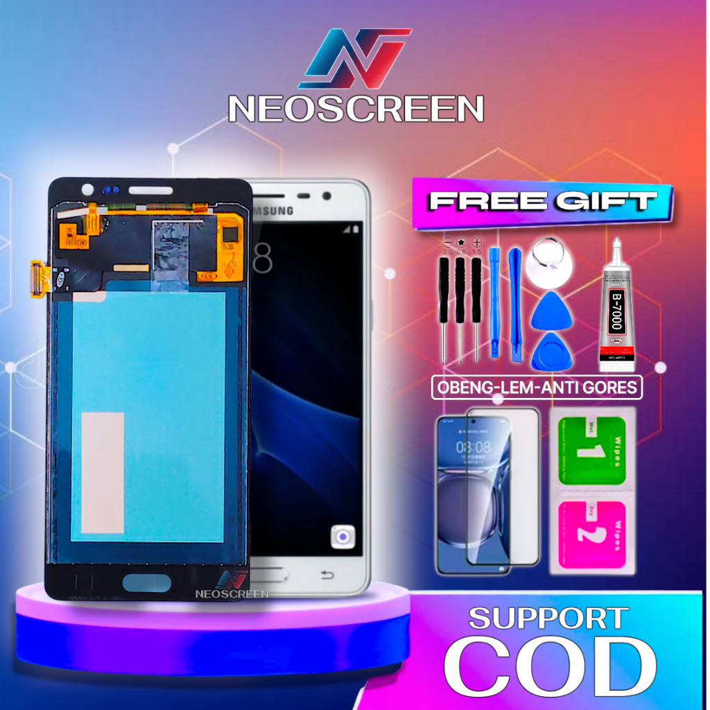 LCD SAMSUNG J3110 (GALAXY J3 PRO 2016) FULLSET TOUCHSCREEN ORIGINAL BERGARANSI BONUS OBENG LEM ANTI 