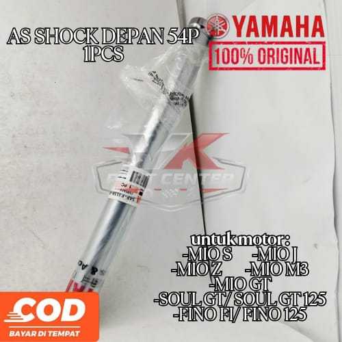 ORI As Shock Depan Kode 54P 1pcs YAMAHA Mio GT/FINO FI/FINO 125/Soul GT/Soul G T125, Kualitas Ori Ya