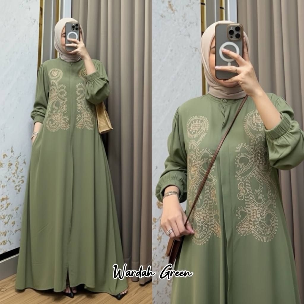Karina Gamis Jumbo Bahan Rayon Twill Premium