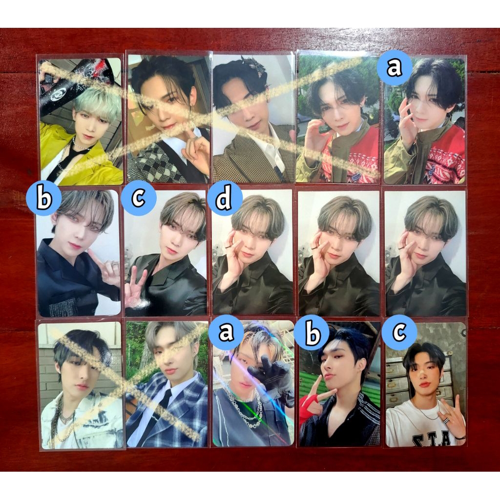 ATEEZ Mingi Yeosang DejaVu Rocky Guerilla Wonderwall WW R3 POB Benefit Photocard [official]