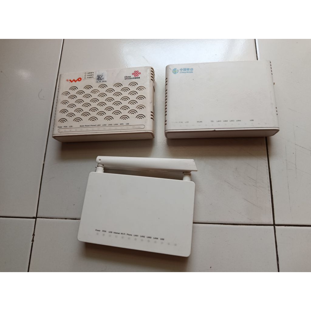 Router epon zte F427, zte f460 & Xpon F609. v9
