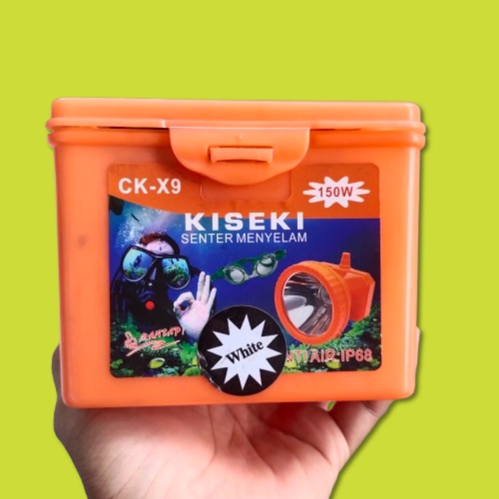 senter kepala selam / senter kepala KISEKI 150 watt CK-X9