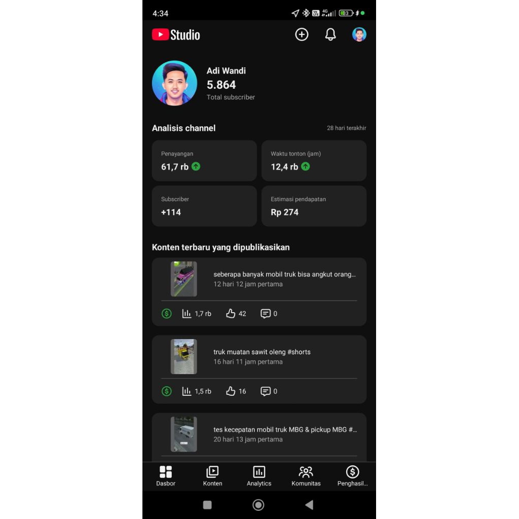 Chanel YouTube Monetisasi + Akun Adsense