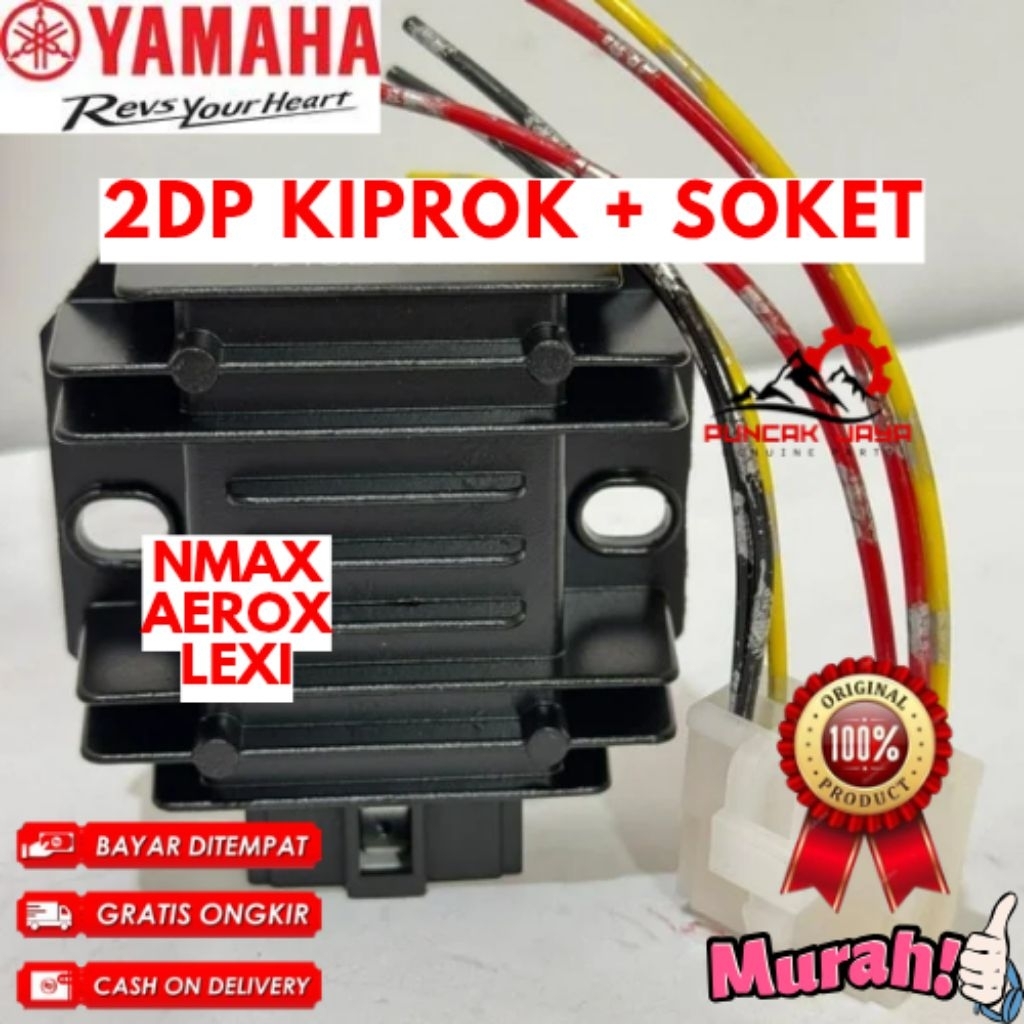 KIPROK + SOKET ORIGINAL YAMAHA KODE 2DP, KIPROK + SOKET NMAX KIPROK + SOKET AEROX, KIPROK + SOKET LE