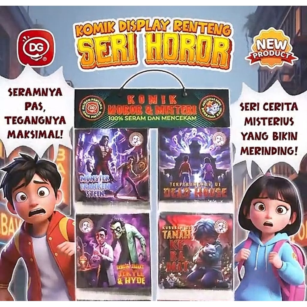 1 pc komik trandy cerita horor / buku cerita anak serem