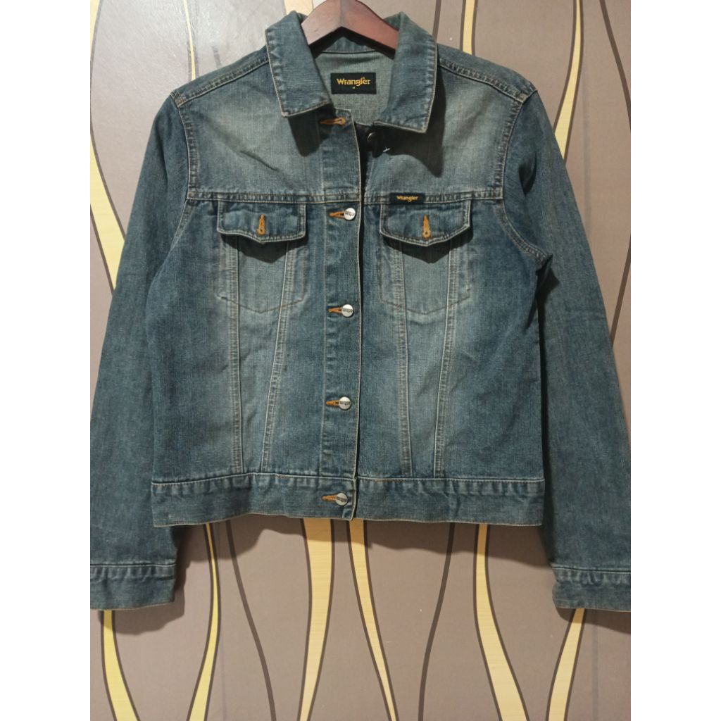 Wrangler Jaket Jeans Wanita Second