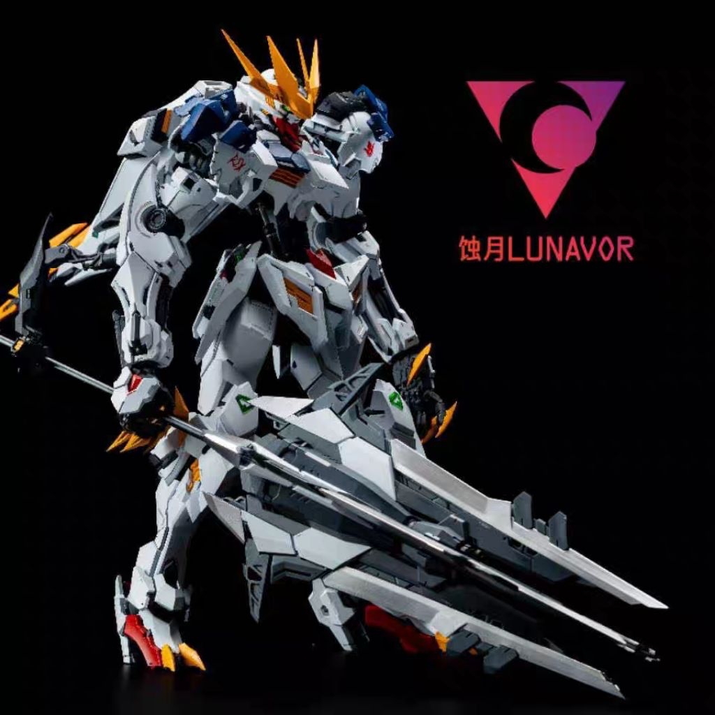 [PO] Barbatos Fenrir Wolf King LUNAVOR Model Kit Metal Frame Skala 1/100