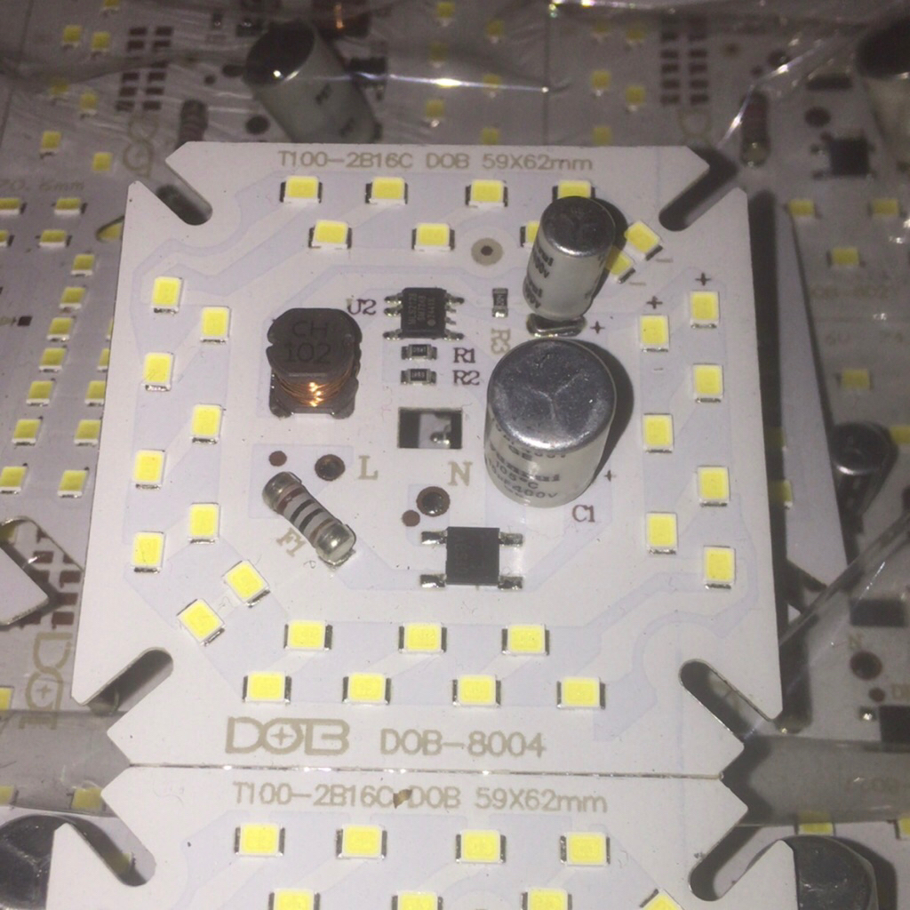 PCB LED AC EKONOMIS (PERSEGI) 30 40 50 Watt Modul mesin lampu led