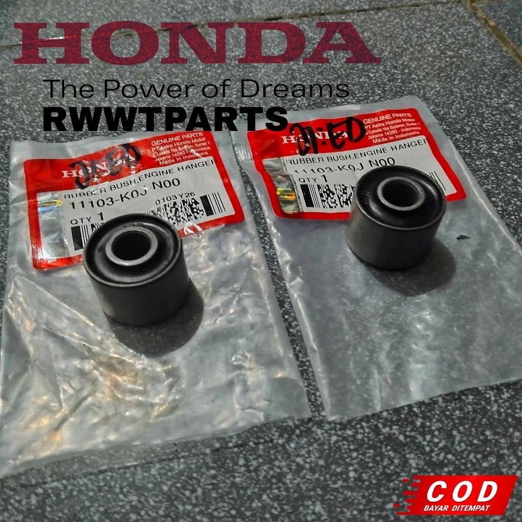 BOSH MOUNTING BOSH ARM ORIGINAL HONDA VARIO 125 RUBBER BUSH, ENGINE HANGER (KOJ)
