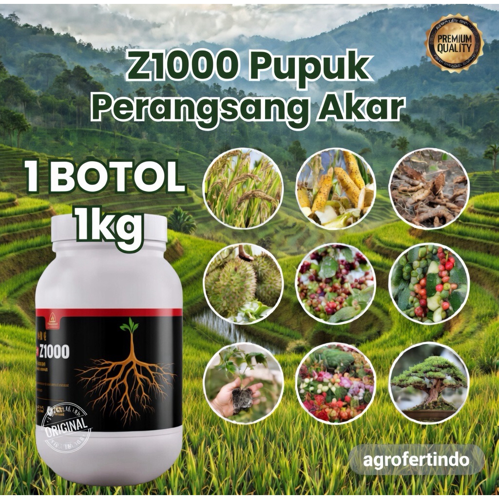 Pupuk Organik Jepang  Z1000 1 kg - Perangsang Akar  Tunas dan Buah Dasshu