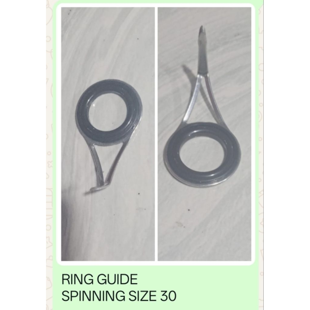 RING GUIDE SPINNINGECERAN SIZE BESAR 30 COCOK JORAN SURFING ATAU PASIRAN